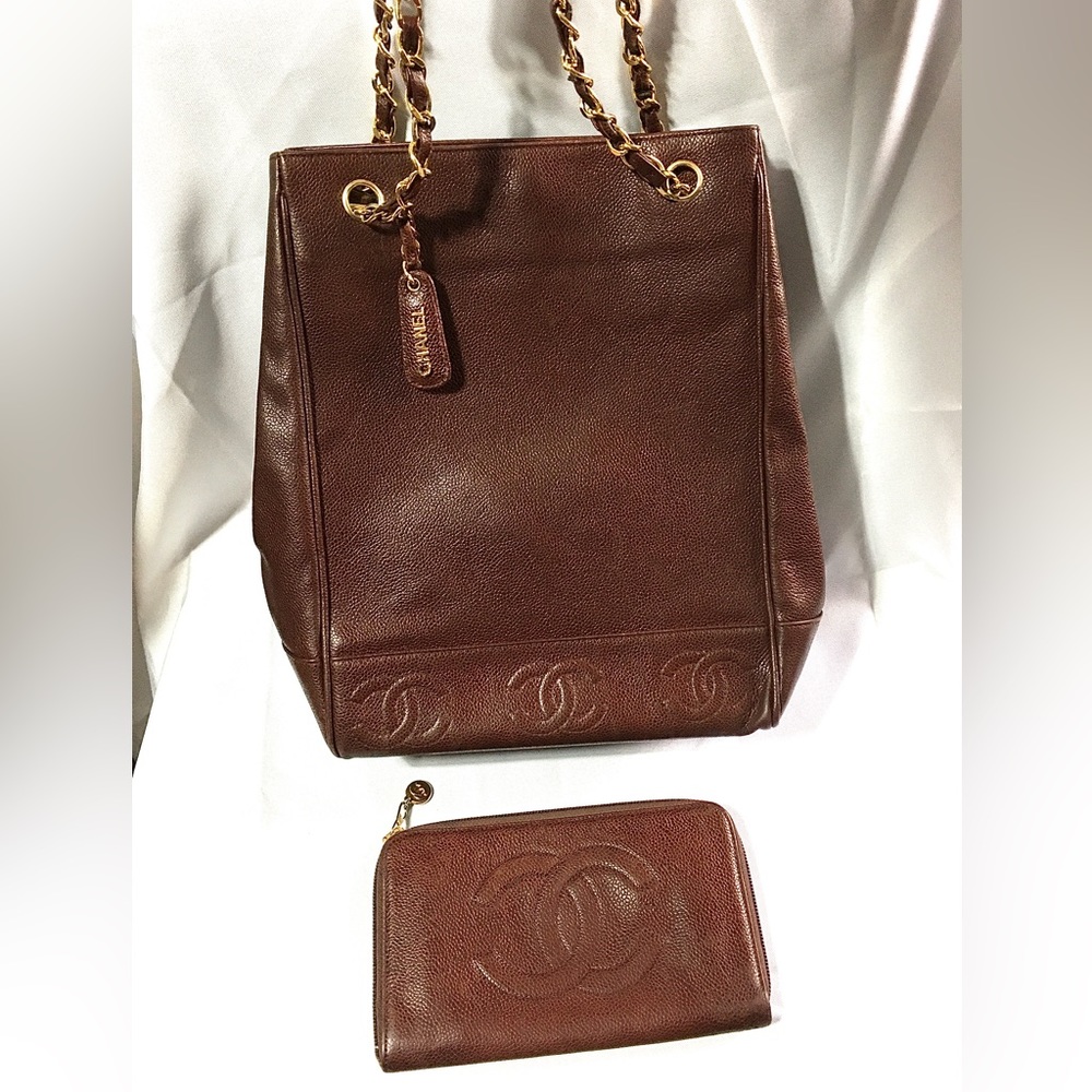 💎AUTHENTIC 💎 Chanel bundle caviar triple CC BAG